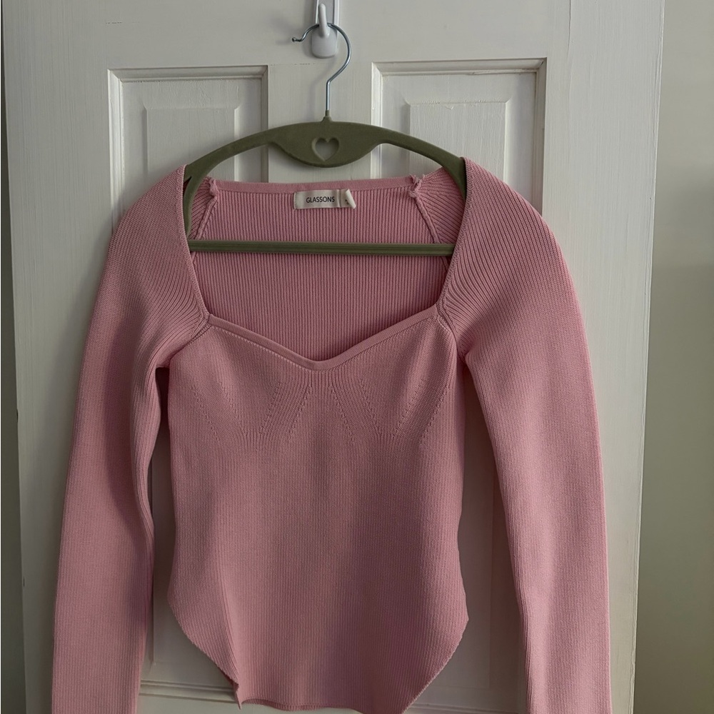 Glassons Sweetheart Split Side Knit Top